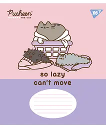 Набір зошитів шкільних YES А5/12 лінія Pusheen The Cat 25 шт (767613) - мініатюра 2