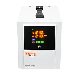 Джерело безперебійного живлення з правильною синусоїдою Lorenz Electric Л1000С 1000VA, 700W, АКБ 12В, заряд 15А - мініатюра 2
