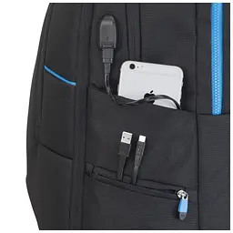 Рюкзак для ноутбука RivaCase 17.3" 7860 Black (7860Black) - мініатюра 7