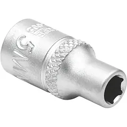 Головка торцевая Wurth шестигранная 1/4IN короткая SW5 Red Stripe (5763014005)