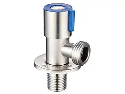 Кран для підключення сантехприладів MIXXUS 1/2x3/4 з нерж.сталі SUS304 (синій) VAL-03-1/2x3/4