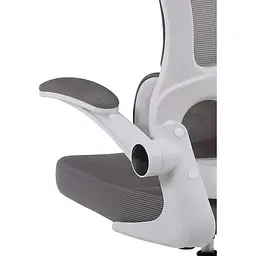 Офісне крісло GT Racer B-5880 White/Gray [125610] - мініатюра 6