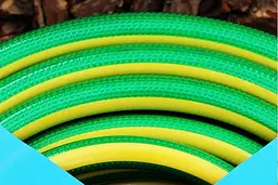 Шланг поливальний FLORIYA Evci Plastik 1" 20 м 4-шаровий жовто-зелений 30412 - мініатюра 6