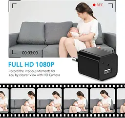 Міні-камера Full HD 1080P з детекцією руху для дому, авто, дронів і офісу - мініатюра 3
