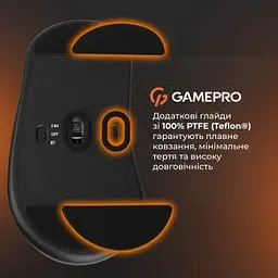Комп'ютерна мишка GamePro Genesis Avenger Wireless/Bluetooth/USB Orange (GM096O) - мініатюра 9