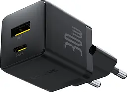 Мережевий зарядний пристрій Baseus Palm C+U 30W EU USB-C to USB-C cable black (P1011160A113-01) - мініатюра 3