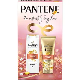 Подарунковий набiр Pantene Нескінченно довге: Шампунь 400 мл + Бальзам-ополіскувач 220 мл - мініатюра 2