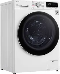 Пральна машина LG з фронтальним завантаженням F4V5VS0W, 9кг, 1400, A+++-30%, Пар, глибина 56см, Дисплей, Інвертор, Білий (F4V5VS0W) - мініатюра 2
