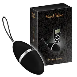 Віброяйце Secret Intime Plaisirs Secrets 7.9 см (чорний) - мініатюра 9