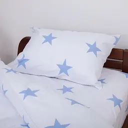 Комплект постільної білизни ТЕП Soft dreams Зірки підлітковий блакитний (2-04191_29907) - мініатюра 5