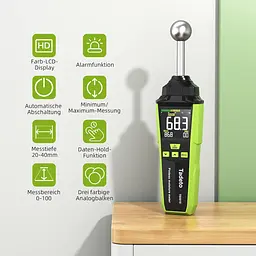 Безконтактний вологомір для деревини, стін і штукатурки з LCD-екраном - мініатюра 5