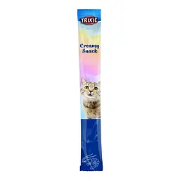Ласощі Trixie Creamy Snacks для котів з тунцем і креветками 5 шт х 14 г - мініатюра 4