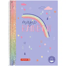 Книга записна Brunnen Коледж-блок А4 Premium Rainbow, лінія, 80 аркушів (10-679 27 222)