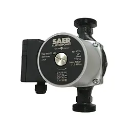 Насос циркуляційнний Saer W55-25 180мм + гайки