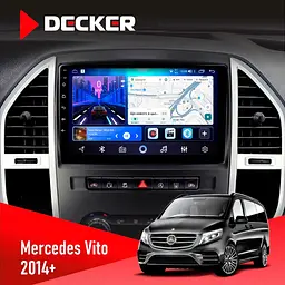 Штатна магнітола Mercedes-Benz Vito (W447) 2014+ Decker D10-006 4x64, 4G Decker (НФ-00009503)