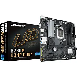 Материнська плата Gigabyte B760M D3HP DDR4 Socket 1700 - мініатюра 2