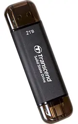 Transcend Портативний SSD Transcend 2TB USB 3.1 Gen 2 Type-A + Type-C ESD310 Чорний - мініатюра 2