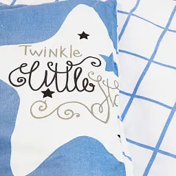 Постільна білизна ТЕП Soft Dreams Twinkle Stars 70x70 євро блакитна - мініатюра 6