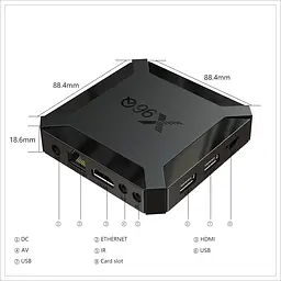 Смарт ТВ приставка X96Q 2/16 Гб Smart TV Box Android 10 - мініатюра 5