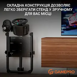 Стенд із кріпленням для керма, педалей та коробки передач GamePro (RS021) - мініатюра 4