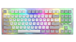Клавіатура Hator Gravity Orange Linear Switch RGB White (HTK561)