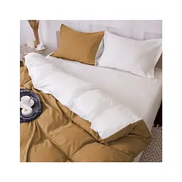 Постільна білизна MirSon Poplin Line 002 + 015 Lorena 160 x 220 (2200006280033) - мініатюра 2