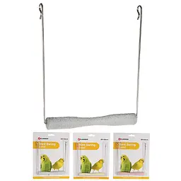 Flamingo Swing Sand Perch фламинго іграшка для птахів гойдалки з піщаною жердочкою 14х1.5 см