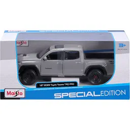 Ігрова автомодель Maisto 2023 Toyota Tacoma TRD TRO 1:24 (32910 grey) - мініатюра 8