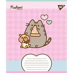 Набір зошитів Yes Pusheen Weekend A5 в клітинку 12 аркушів 25 шт. (767607) - мініатюра 6