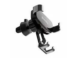 Автомобільний тримач для смартфона ColorWay Gravity Mechanical Car Mount Black (CW-CHG18-BK) - мініатюра 4