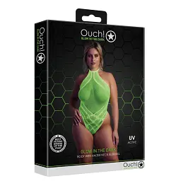 Боді Ouch! With Halter Neck, XL/XXXXL (зелений) - мініатюра 7