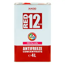 Антифриз Xado Antifreeze Red 12++ червоний концентрат 4л(XA 50308_1)