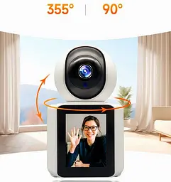 IP WiFi відеоняня Video Calling Camera V3 1080p, поворотна смарт камера, нічне бачення - мініатюра 3