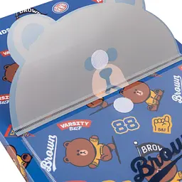Папка Yes Line Friends Brown, А4, з 20 файлами (492109) - мініатюра 3
