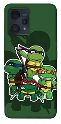Чохол Demsky Green turtles для Realme 9 4G / 9 Pro+