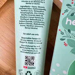 Зубная паста hey you Velvet Whitening отбеливание и реминерализация (фтор 1448 ppm) 100 мл - миниатюра 3