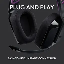 Ігрові навушники Logitech G535 Lightspeed Wireless Black (981-000972) [70702] - мініатюра 2