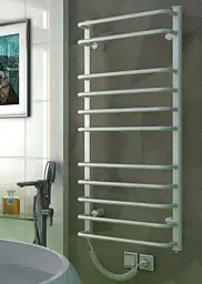 Рушникосушка електрична Heizung EU 11/55 ліва з терморегулятором 1160x550 мм 30412 - мініатюра 3