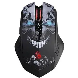 Миша Bloody R80 Plus Skul чорний Laser Wireless+USB 4000 cpi metal feet підсвічування
