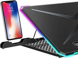 Охолоджувальна підставка для ноутбука GamePro Black (CP940) - мініатюра 3