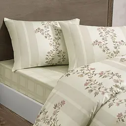 Постільна білизна Mirelune Beige Ранфорс Tac pbe0051607 - мініатюра 3