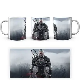 Кухоль GeekLand The Witcher Відьмак Геральт TW 002.022 330 мл білий - мініатюра 4