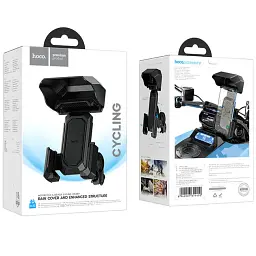 Велотримач для телефона Hoco H31 Wild Wolf Bicycle Motorcycle Universal Holder Black - мініатюра 6