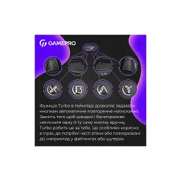 Геймпад GamePro GPX13B 2.4G/BT 5.1/USB/PC/iOS/Android RGB Black (GPX13B) - мініатюра 10
