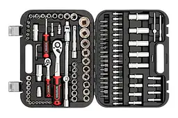 Набір ручних інструментів Intertool Storm ET-8110 1/4" x 1/2" у наборі 110 предметів - мініатюра 2