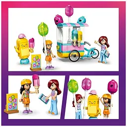 Конструктор LEGO Friends Ятка з морозивом і повітряними кульками 107 деталей (42692) - мініатюра 4