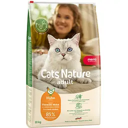 Сухий корм Mera Cats Nature Adult Chiken (Huhn) з куркою для дорослих котів всіх порід 10 кг 