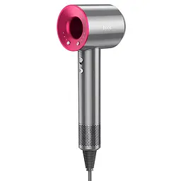 Фен для волосся Hoco HP11 Plus з негативною іонізацією (1600W) Rose Red