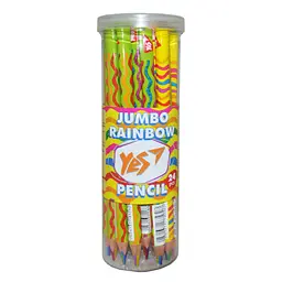 Олівці кольорові Yes Jumbo Rainbow, 24 кольори, уп. 290576