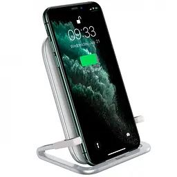 Бездротовий зарядний пристрій Baseus Rib Horizontal and Vertical Holder 15W WXPG-02 White - мініатюра 4